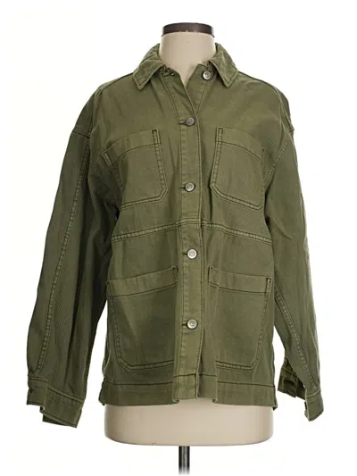 Pre-owned Divided By H&m Jacket In Green