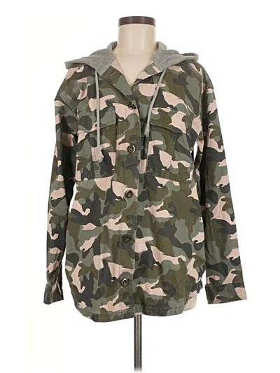 Pre-owned Divided By H&m Jacket In Green