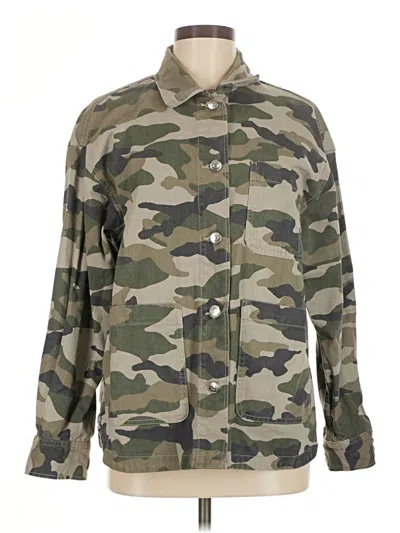 Pre-owned Divided By H&m Jacket In Green