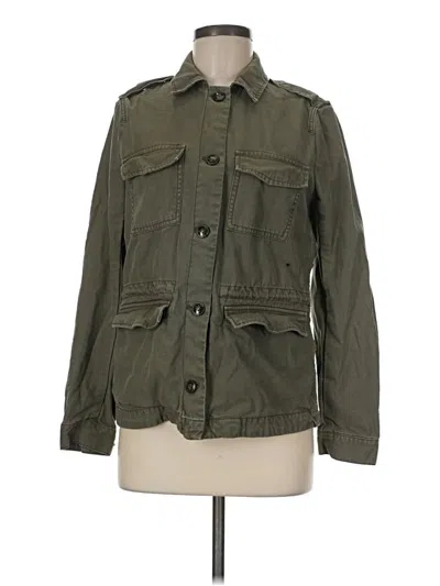 Pre-owned Divided By H&m Jacket In Green