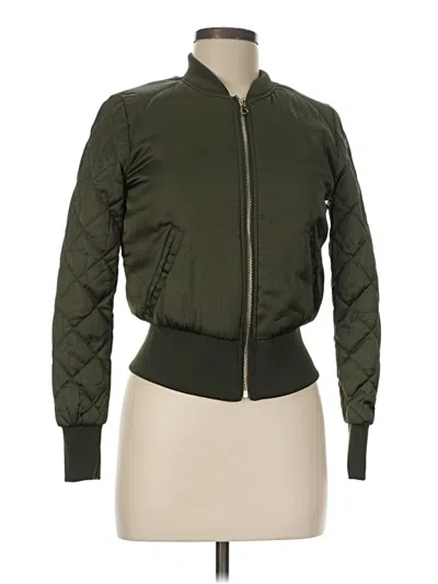 Pre-owned Divided By H&m Jacket In Green