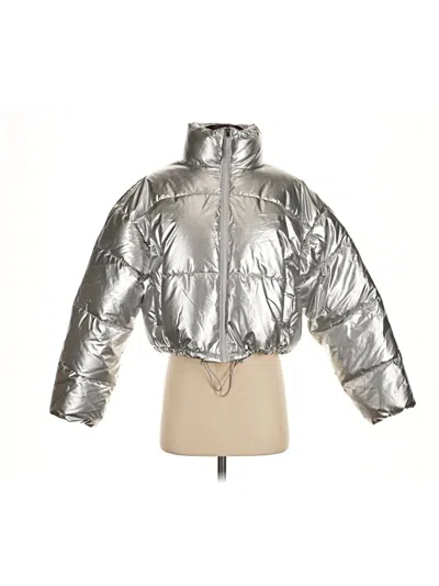 Pre-owned Divided By H&m Jacket In Silver