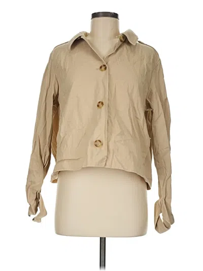 Pre-owned Divided By H&m Jacket In Tan