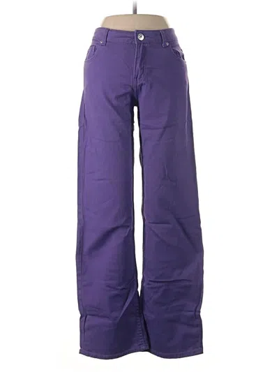 Pre-owned Divided By H&m Jeans In Purple