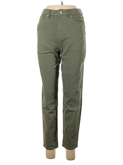 Pre-owned Divided By H&m Jeggings In Green