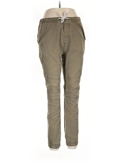 Pre-owned Divided By H&m Khaki Pant In Green