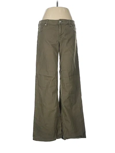Pre-owned Divided By H&m Khaki Pant In Green