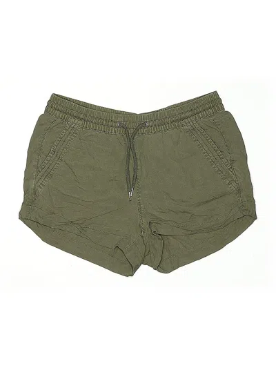 Pre-owned Divided By H&m Khaki Shorts In Green