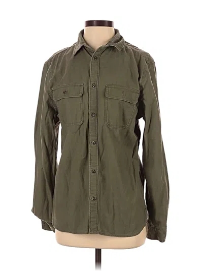 Pre-owned Divided By H&m Long Sleeve Button Down Shirt In Gray