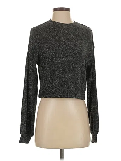 Pre-owned Divided By H&m Long Sleeve T-shirt In Gray