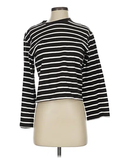 Pre-owned Divided By H&m Long Sleeve Turtleneck In Black