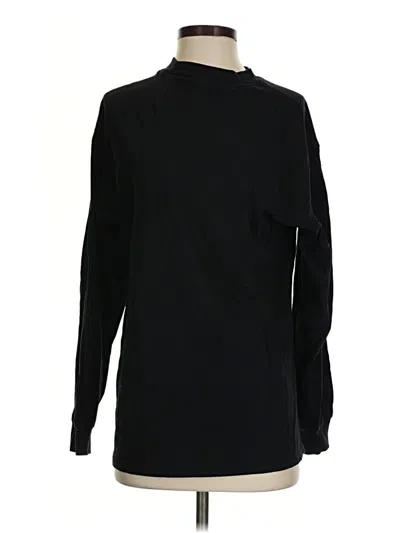 Pre-owned Divided By H&m Long Sleeve Turtleneck In Black