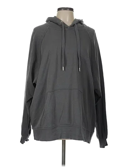 Pre-owned Divided By H&m Pullover Hoodie In Gray