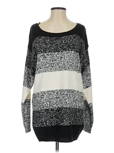 Pre-owned Divided By H&m Pullover Sweater In Black