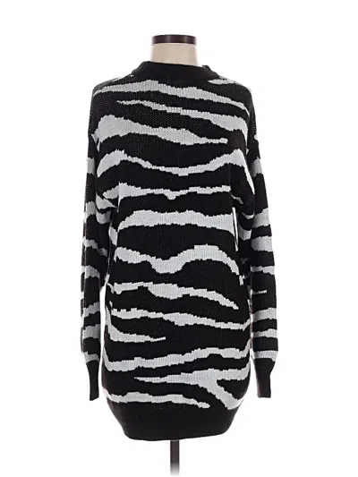 Pre-owned Divided By H&m Pullover Sweater In Black