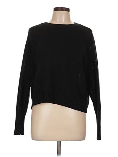 Pre-owned Divided By H&m Pullover Sweater In Black