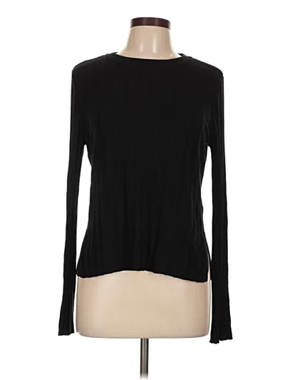 Pre-owned Divided By H&m Pullover Sweater In Black