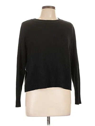 Pre-owned Divided By H&m Pullover Sweater In Black
