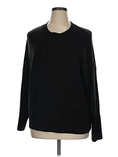 Pre-owned Divided By H&m Pullover Sweater In Black