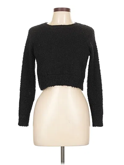 Pre-owned Divided By H&m Pullover Sweater In Black