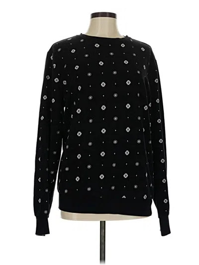Pre-owned Divided By H&m Pullover Sweater In Black
