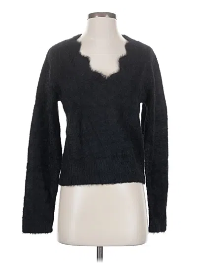 Pre-owned Divided By H&m Pullover Sweater In Black