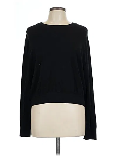 Pre-owned Divided By H&m Pullover Sweater In Black
