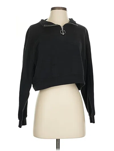 Pre-owned Divided By H&m Pullover Sweater In Black