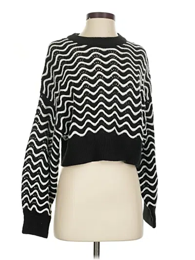 Pre-owned Divided By H&m Pullover Sweater In Black
