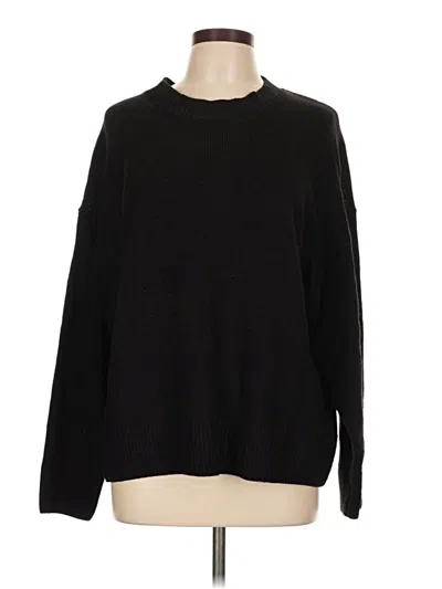 Pre-owned Divided By H&m Pullover Sweater In Black