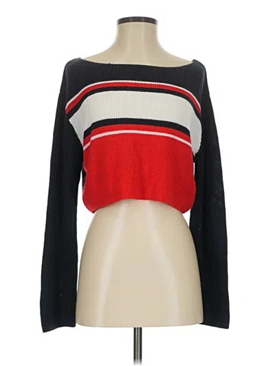 Pre-owned Divided By H&m Pullover Sweater In Black