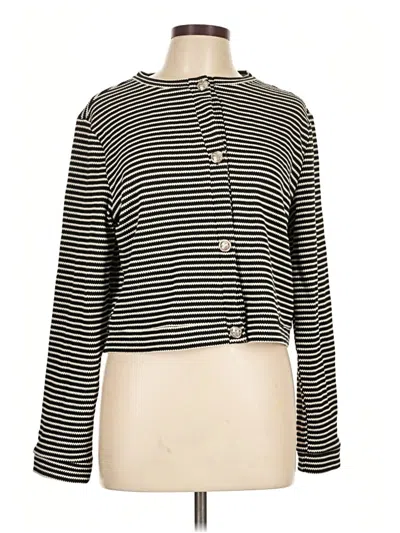 Pre-owned Divided By H&m Pullover Sweater In Black