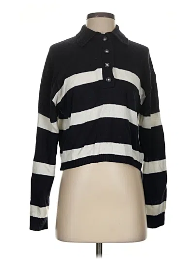 Pre-owned Divided By H&m Pullover Sweater In Black