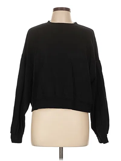 Pre-owned Divided By H&m Pullover Sweater In Black