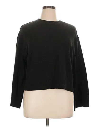Pre-owned Divided By H&m Pullover Sweater In Black