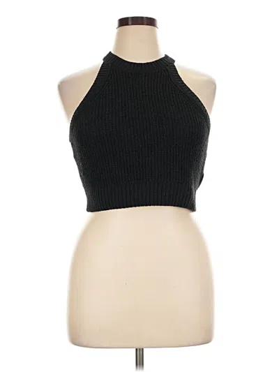 Pre-owned Divided By H&m Pullover Sweater In Black