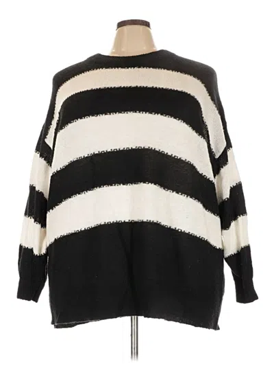Pre-owned Divided By H&m Pullover Sweater In Black