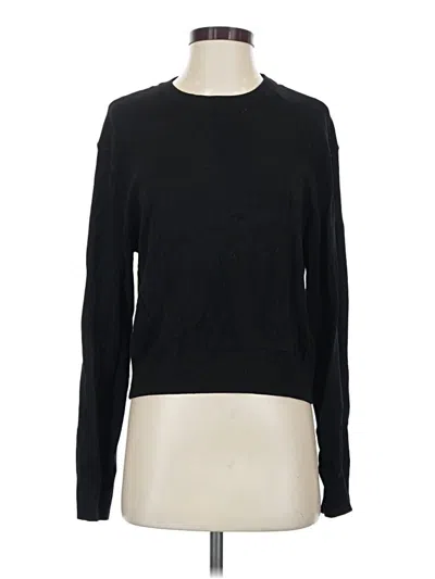 Pre-owned Divided By H&m Pullover Sweater In Black