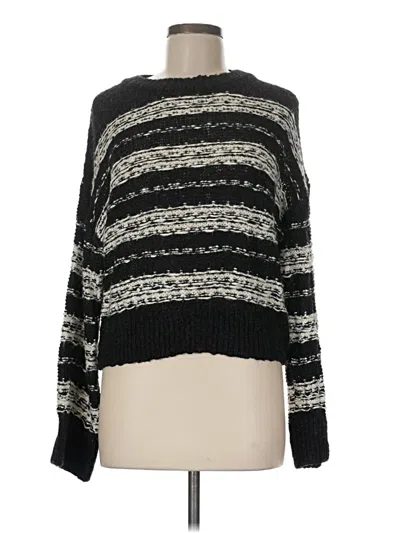 Pre-owned Divided By H&m Pullover Sweater In Black