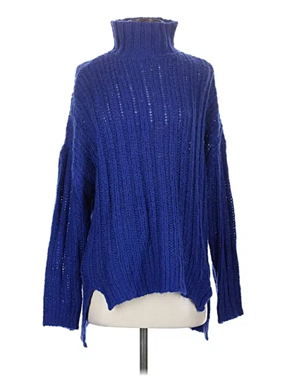 Pre-owned Divided By H&m Pullover Sweater In Blue