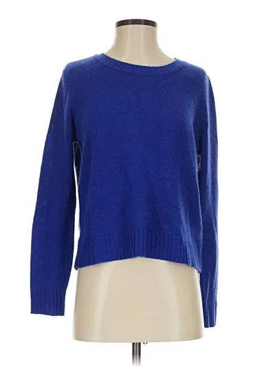 Pre-owned Divided By H&m Pullover Sweater In Blue