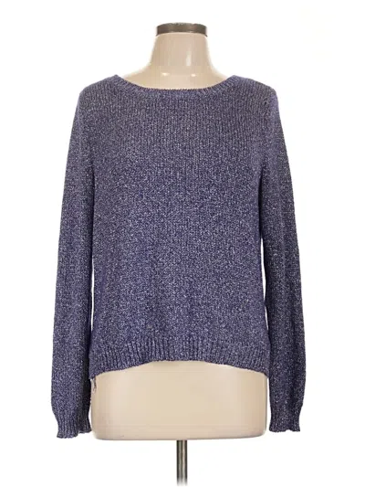 Pre-owned Divided By H&m Pullover Sweater In Blue