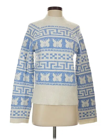 Pre-owned Divided By H&m Pullover Sweater In Blue
