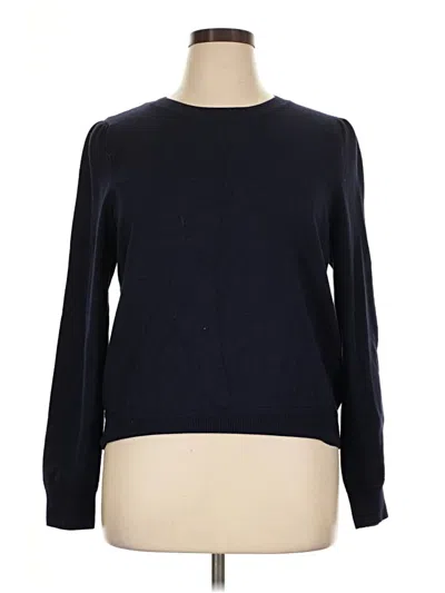 Pre-owned Divided By H&m Pullover Sweater In Blue