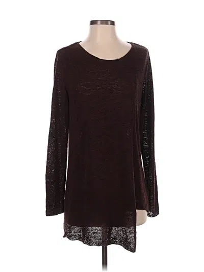 Pre-owned Divided By H&m Pullover Sweater In Brown