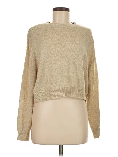 Pre-owned Divided By H&m Pullover Sweater In Brown