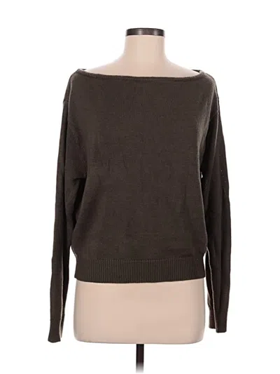 Pre-owned Divided By H&m Pullover Sweater In Brown