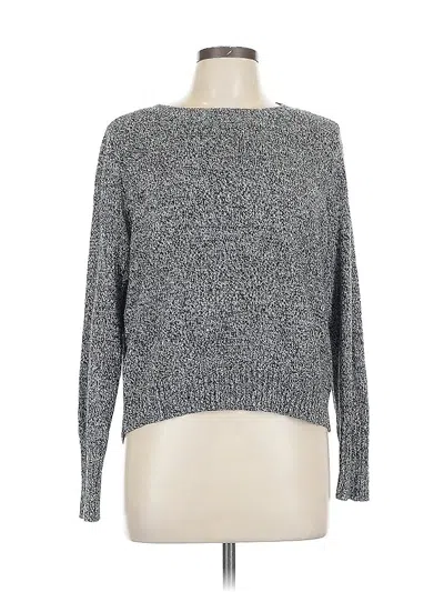 Pre-owned Divided By H&m Pullover Sweater In Gray