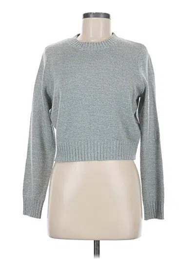 Pre-owned Divided By H&m Pullover Sweater In Gray