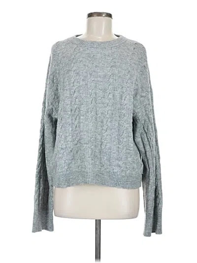 Pre-owned Divided By H&m Pullover Sweater In Gray